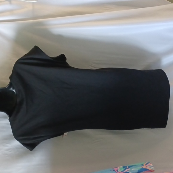 ANTISTAR BLACK TWIST FRONT DRESS - Picture 6 of 6